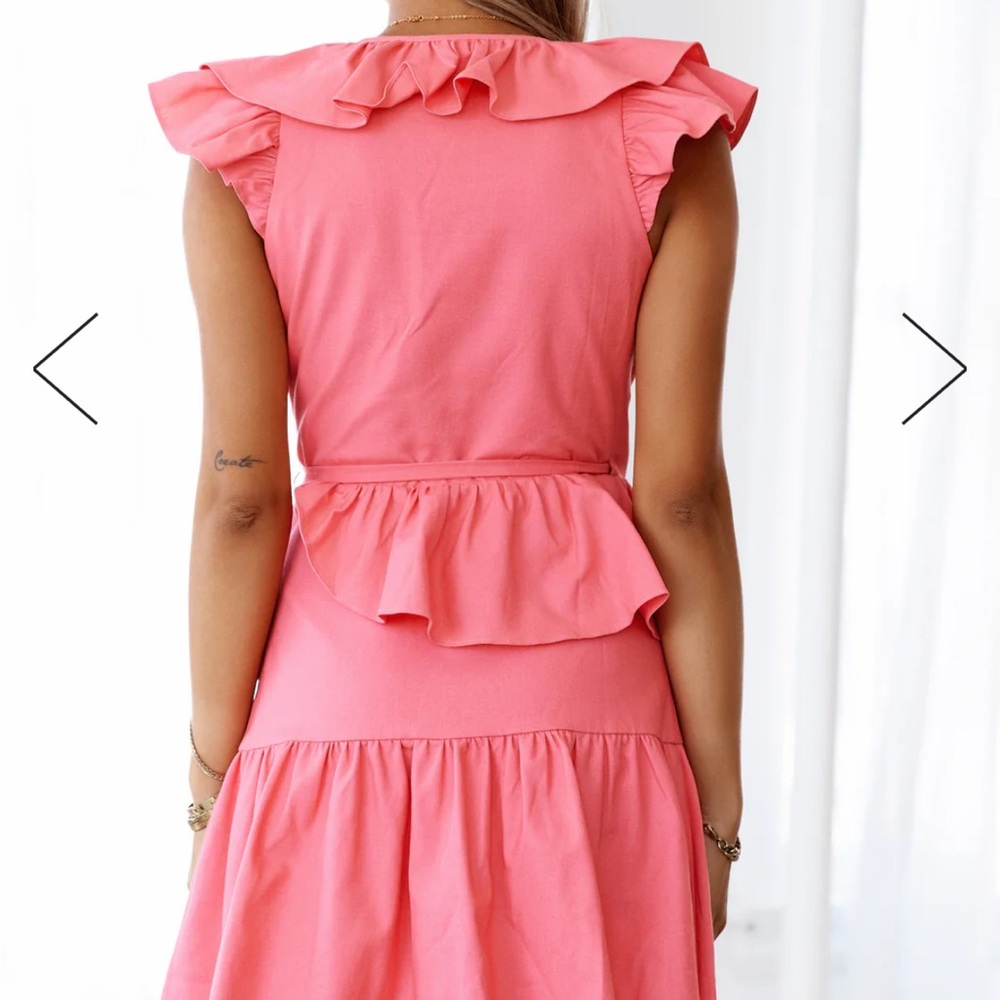Hello Molly Ruffle Wrap Dress - Picture 2 of 4